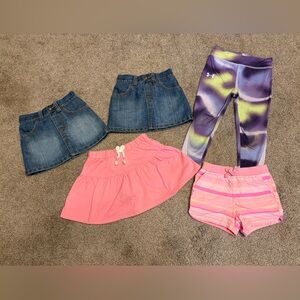 Girls 3T bundle of 5 bottoms.